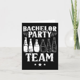 Carte Bachelor Party Team Groom Bride 4