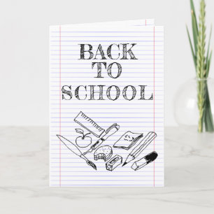 Carte Back to school