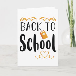 Carte Back to school