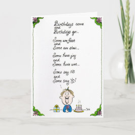 Carte Bad Poetry Society - Joyeux anniversaire!