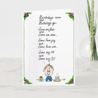 Carte Bad Poetry Society - Joyeux anniversaire!