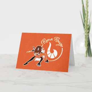 Carte Badge Rena Rouge