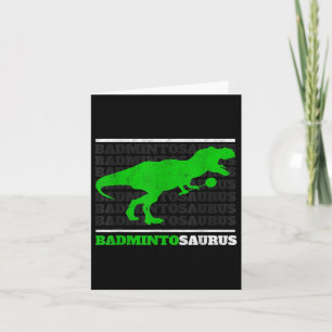 Carte Badminto Saurus Rex Birdie Shuttle Dino Badminton