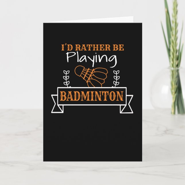 Carte Badminton (Devant)