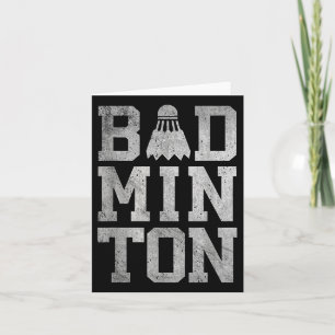 Carte Badminton Birdies Navette Les Joueurs De Badminton