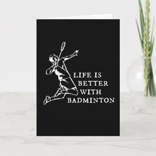 Carte Badminton Player Gifts