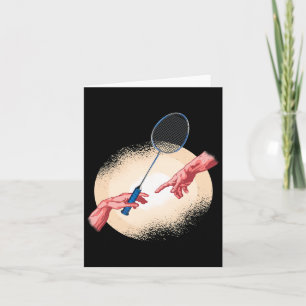 Carte Badminton Player Shuttle Gift Badminton