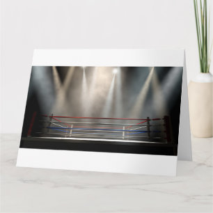 Carte Bague de boxe tachetée foncée