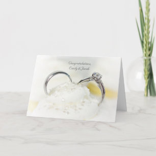 Carte Bagues de mariage en gelée