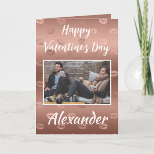 Carte Baguette à lèvres Imprimer La Saint-Valentin pour 