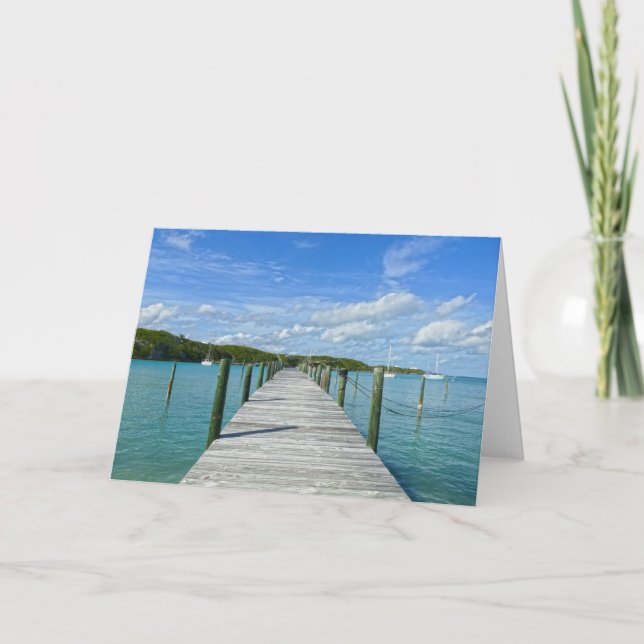 Carte Bahamas Fishing Pier, Great Abaco Island (Devant)