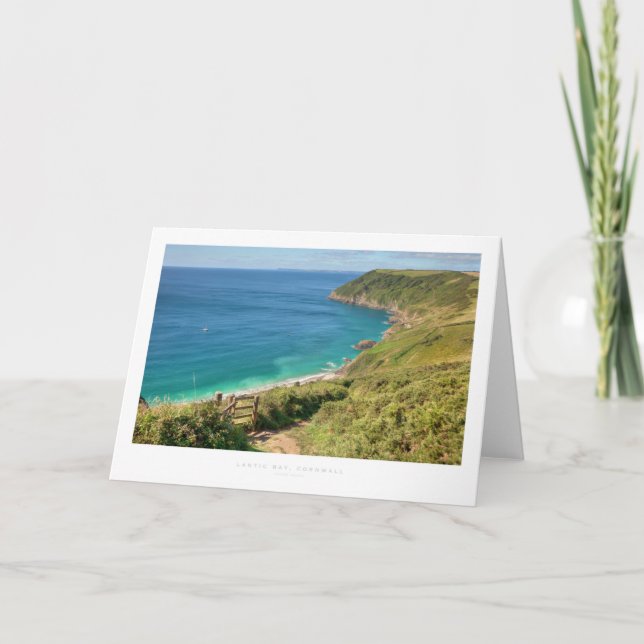 Carte Baie Lantique, Cornouailles (Devant)