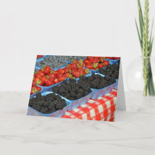Carte Baies noires et fraises