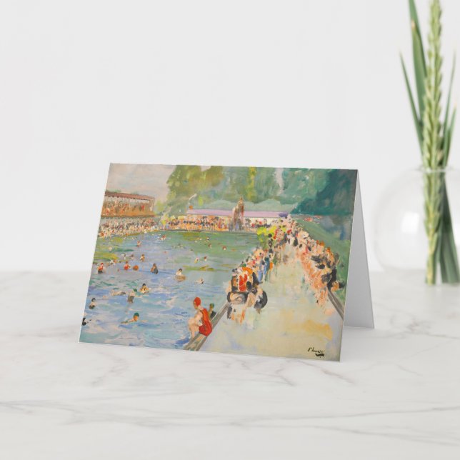 Carte Bains Chiswick | Sir John Lavery (Devant)