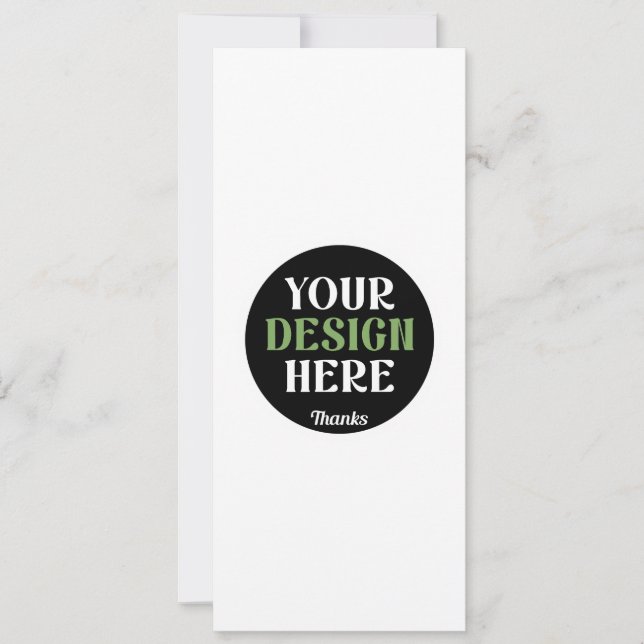 Carte baiser personnalisé, unique, élégant et minimalist (Devant)