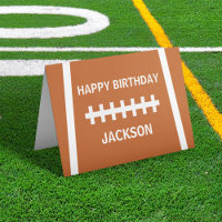 Bal de joueur de football personnalisé heureux ann