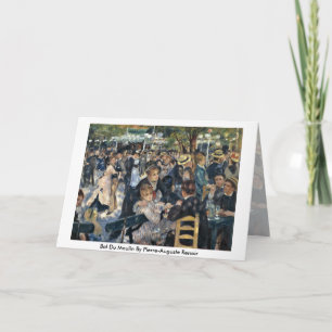 Carte Bal Du Moulin By Pierre-Auguste Renoir