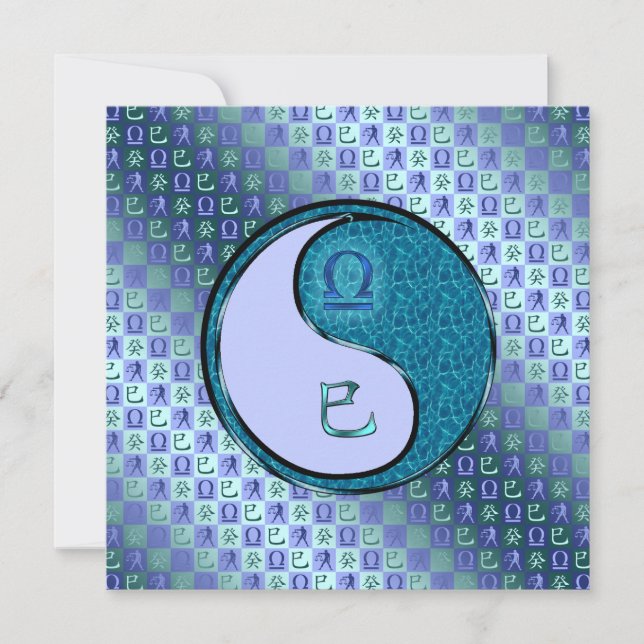 Carte Balance & Serpent d'eau (Devant)