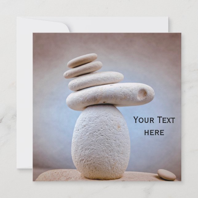 Carte Balancing Stones Carré + vos idées (Devant)
