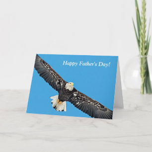 Carte Bald Eagle en vol