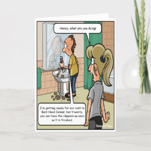 Carte Bald Head Island Funny Birthday Card