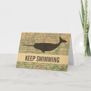 Carte Baleine antique Nautique : Vie maritime Vintage