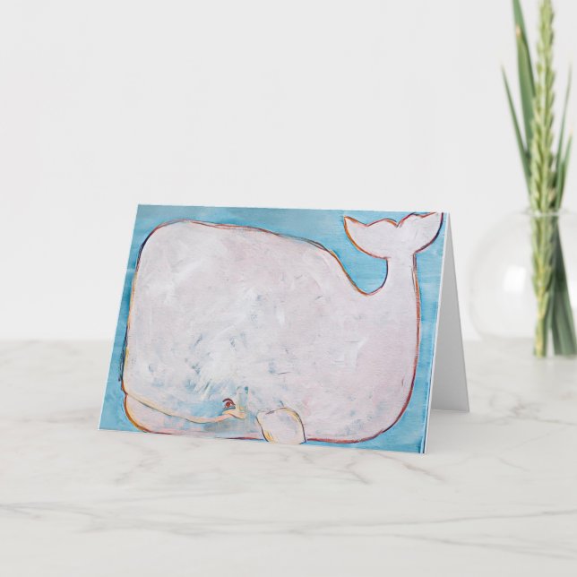 Carte baleine blanche (Devant)