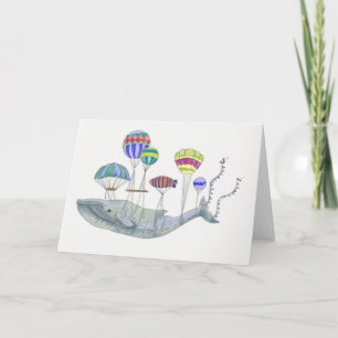 Carte Baleine en vol