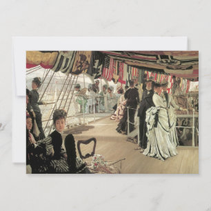 Carte Balle à bord par James Tissot, Art victorien