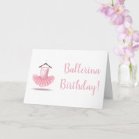 Ballerina Anniversaire Rose Tutu Girly Pretty