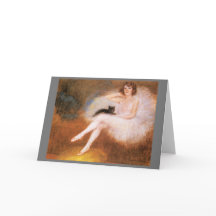 Ballerina avec chat noir par Carrier-Belleuse