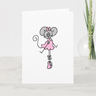 Carte Ballerina Deux Souris