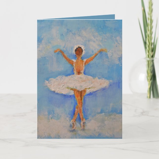 Carte Ballerina vierge (Devant)