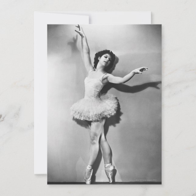 Carte Ballerine 2 (Devant)