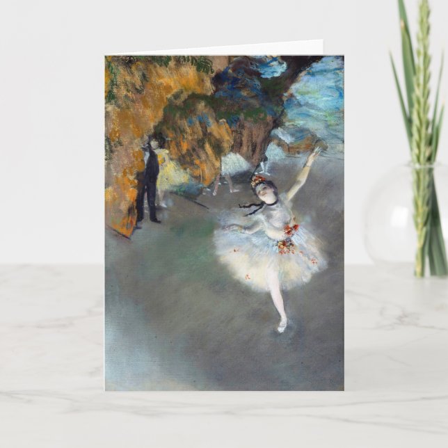 Carte Ballet - l'etoile - Edgar Degas - 1878 (Devant)