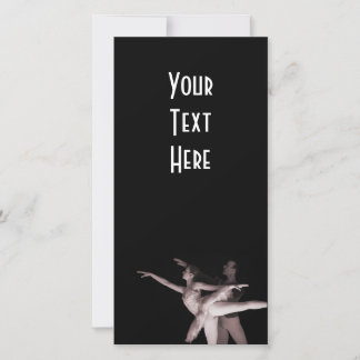 Carte Ballet - Partenaires de danse 2 - Rouge