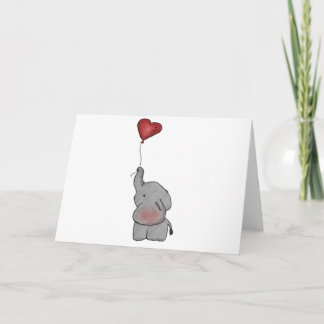 Carte Ballon à éléphant