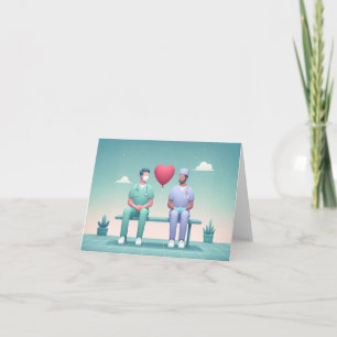 Carte Ballon d'amour