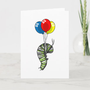 Carte Ballon de chenille
