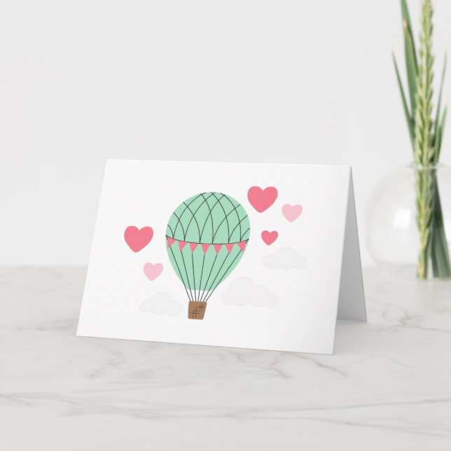 Carte Ballon de l'amour (Devant)