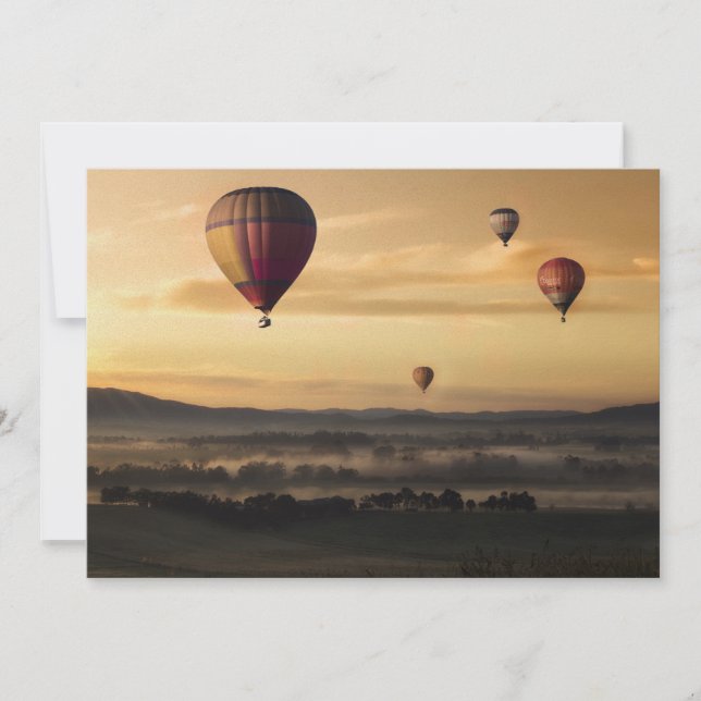 Carte Ballons à air chaud (Devant)