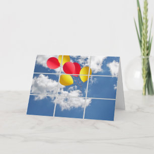Carte Ballons d'adieu
