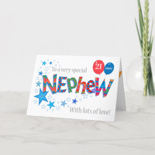 Carte Ballons d'anniversaire de Nephew