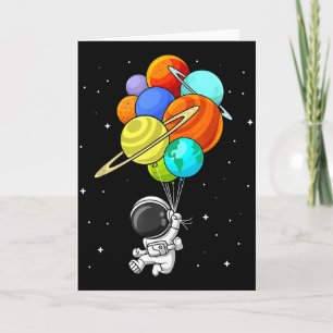 Carte Ballons de planète d'astronaute Système solaire Es