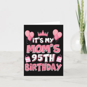 Carte Balloons Your Moms 95th Birthday 1930 95 Years O