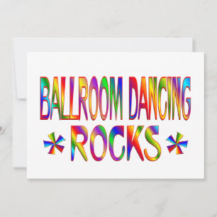 Carte Ballroom Dancing Rocks