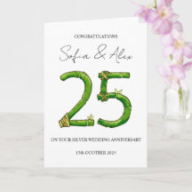 Bamboo Style 25e anniversaire mariage salutation