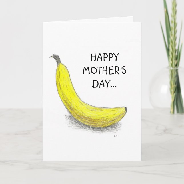 Carte Banana, HAPPY MOTHER (Devant)