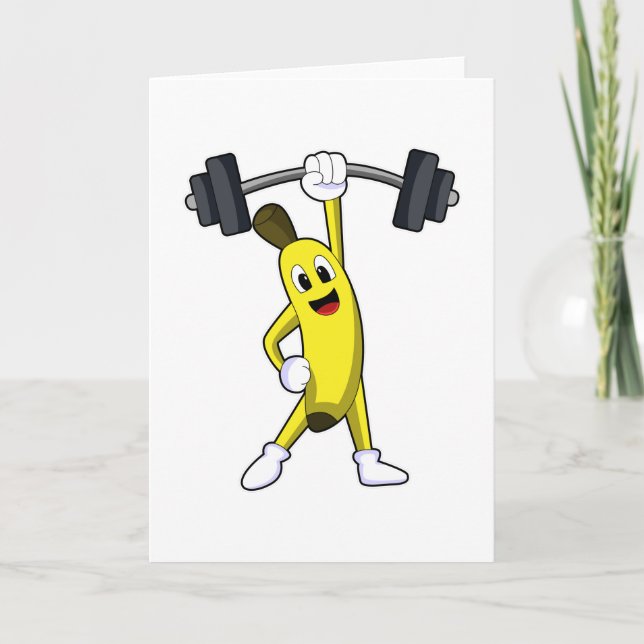 Carte Banane à l'entraînement de force avec barre (Devant)