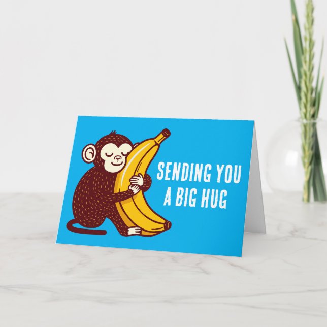 Carte Banane d'amour de singe (Devant)